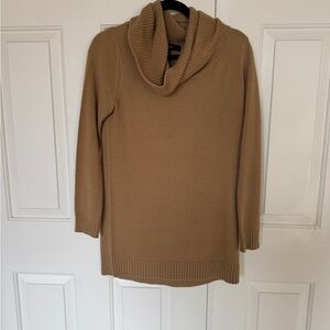 Forever 21 Cozy Tan Cowl Neck Sweater
